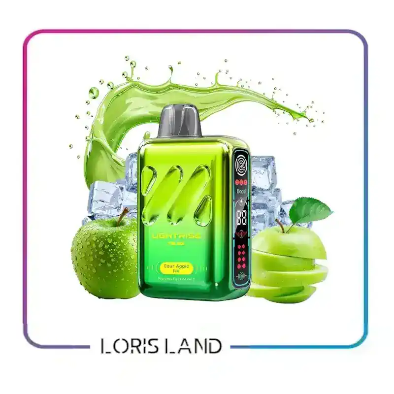 پاد یکبار مصرف سیب ترش یخ لایت رایز 18 هزار پاف